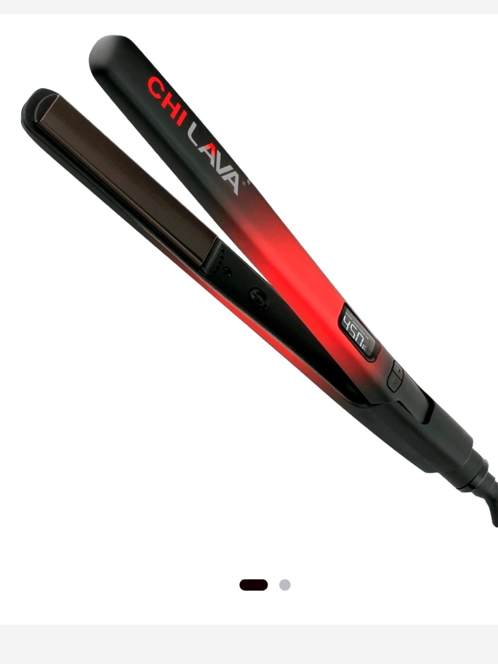 CHI Lava Red and Black Professional Flat Iron
